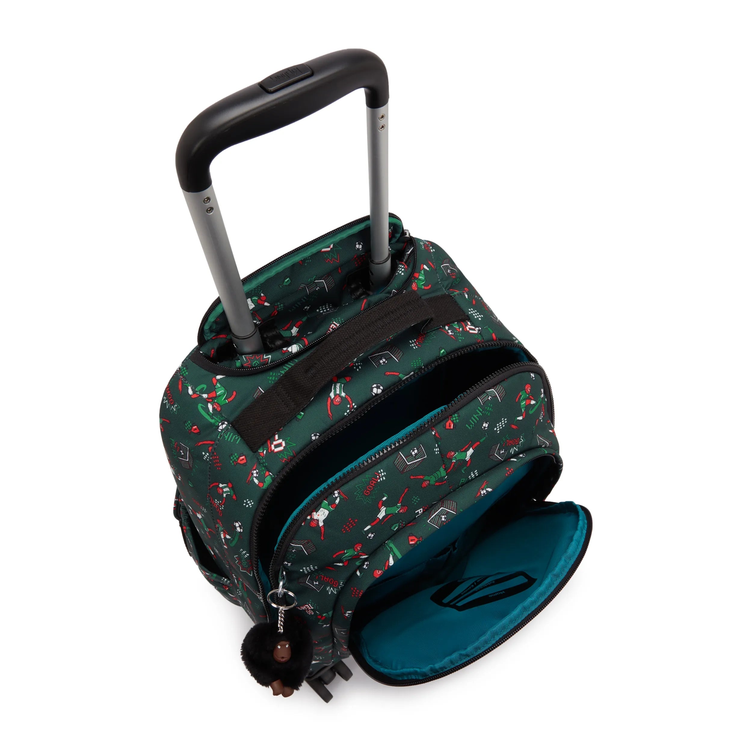 New Zea Printed 15 Laptop Rolling Backpack - Image 3