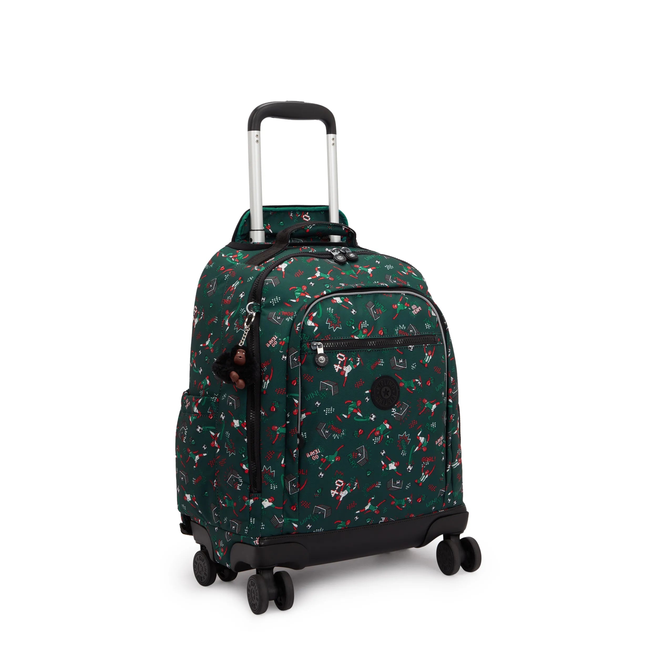 New Zea Printed 15 Laptop Rolling Backpack - Image 4