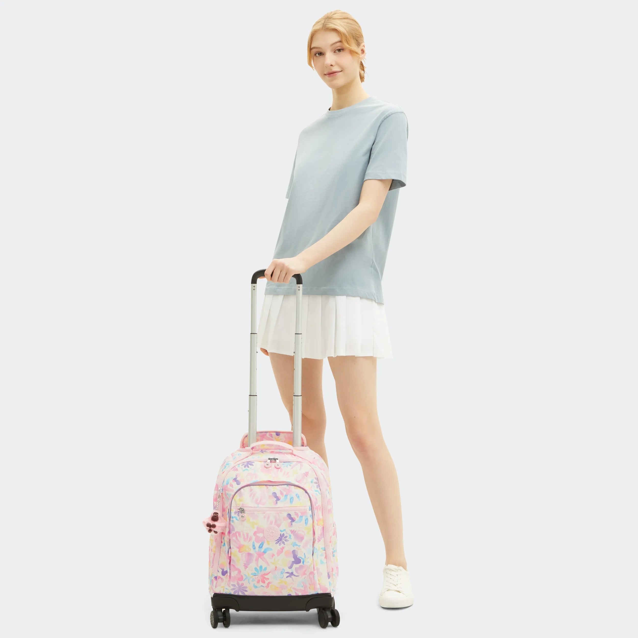 New Zea Printed 15 Laptop Rolling Backpack - Image 2