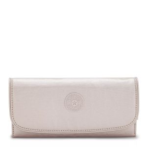 Money Land Metallic Snap Wallet