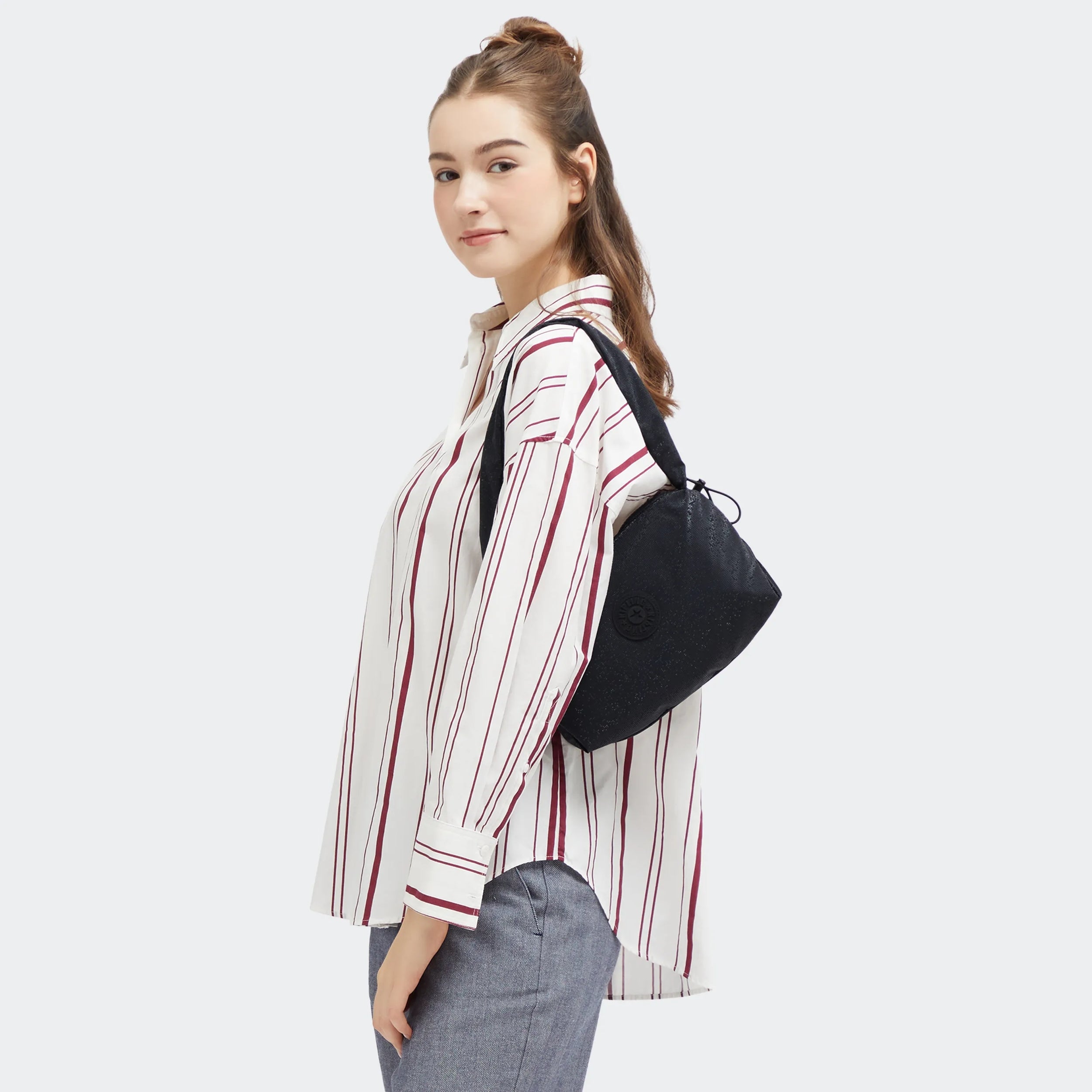 Eleni Smooth Satin Shoulder Bag - Image 7
