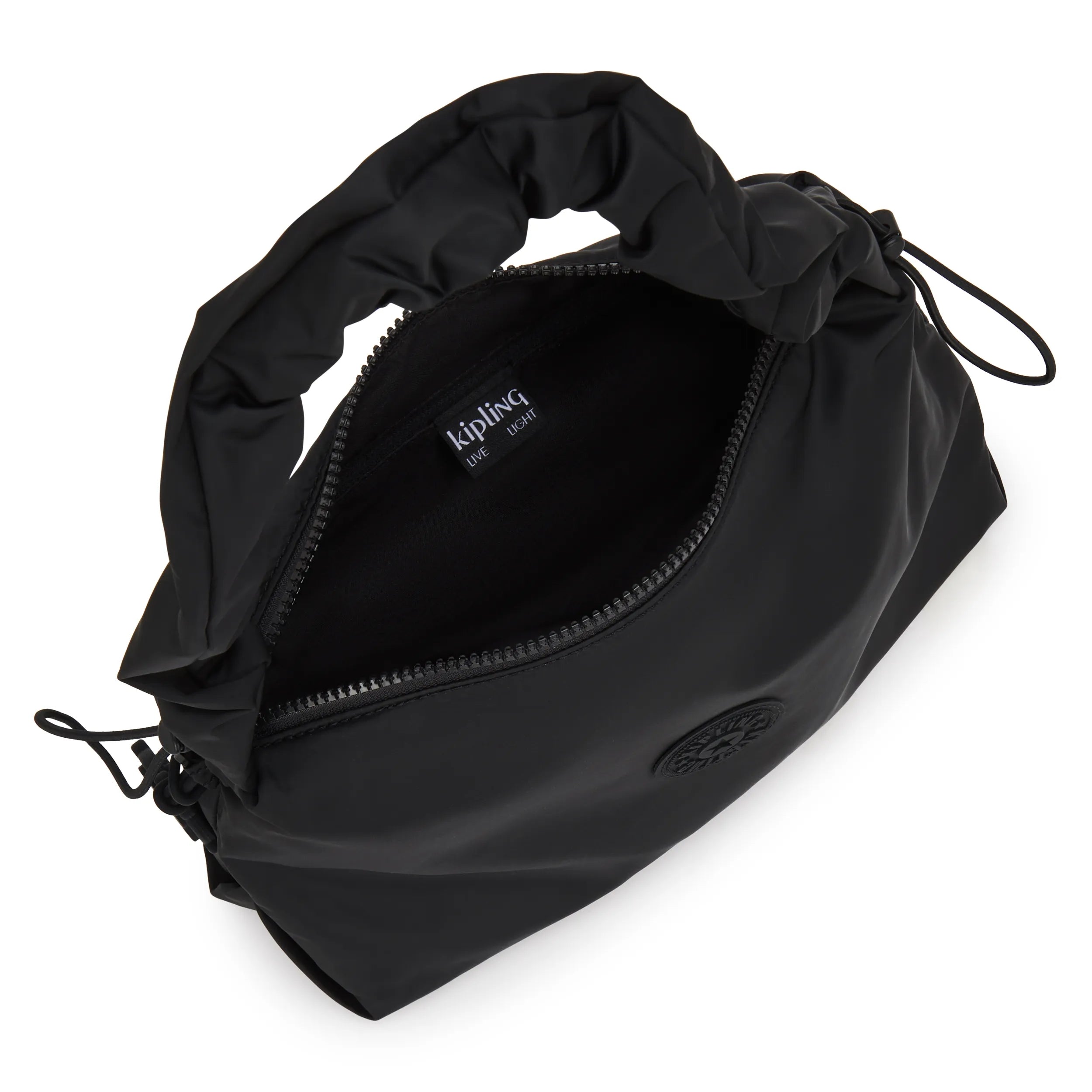 Eleni Medium Smooth Satin Shoulder Bag - Image 4