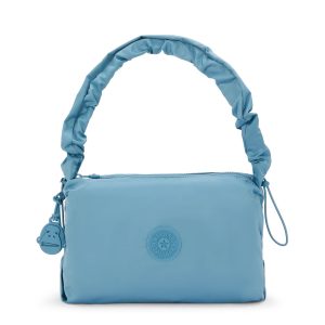 Eleni Medium Smooth Satin Shoulder Bag