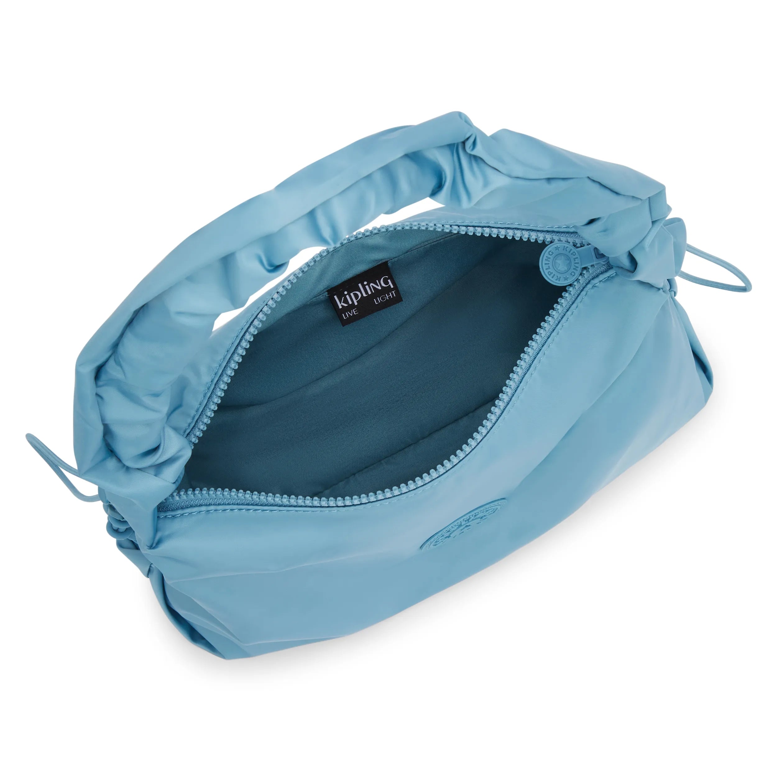 Eleni Medium Smooth Satin Shoulder Bag - Image 4
